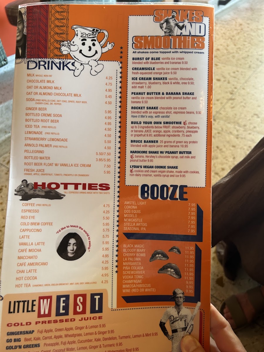 Swingers Diner Menu - Image 6